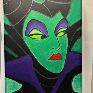 Custom canvas the villains 8“ x 10“ hand painted